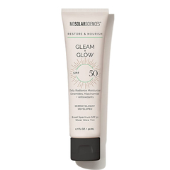 MDSolarSciences Facial Moisturizer with Sunscreen MDSolarsciences Gleam + Glow SPF50 1.7 oz. Tube Scented Cream, 1 Each