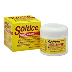 Oakhurst Company Topical Pain Relief Sostice&reg; Quick Rub 5.1% - 5.1% Strength Menthol / Camphor Cream 1.33 oz.