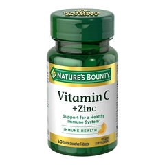 US Nutrition Vitamin C Supplement + Zinc Nature's Bounty&reg; Tablet