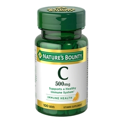 US Nutrition Vitamin C Supplement Nature's Bounty&reg; 500 mg Strength Tablet 100 per Bottle