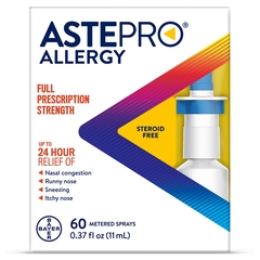 Bayer ASTEPRO ALLERGY, SPR NASAL 205.5MCG 60METERED SPRAYS