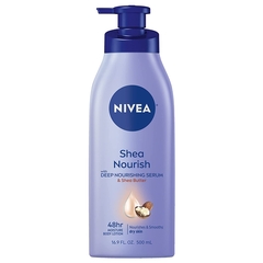 Beiersdorf Hand and Body Moisturizer Nivea&reg; Shea Daily Moisture 16.9 oz. Pump Bottle Scented Lotion