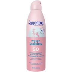 Beiersdorf Sunscreen Coppertone&reg; Water Babies SPF 50 Liquid 6 oz. Aerosol Can