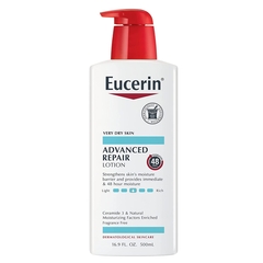 Beiersdorf Hand and Body Moisturizer Eucerin&reg; Advanced Repair 16.9 oz. Pump Bottle Unscented Lotion