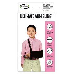 Brown Medical Arm Sling Ultimate Arm Sling&reg; D-Ring / Hook and Loop Strap Closure Child Size / Small Adult, 1/EA