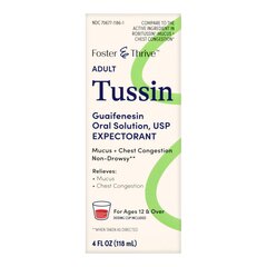 McKesson Cold and Cough Relief Foster & Thrive™ 200 mg / 5 mL Strength Syrup 4 oz.