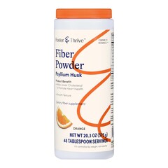 McKesson Fiber Supplement Foster & Thrive™ Orange Flavor Powder 20.3 oz. Psyllium Husk
