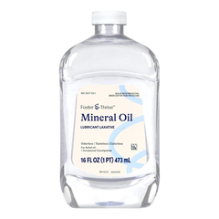 McKesson Laxative Foster & Thrive Liquid 16 oz. 99.9% Strength Mineral Oil, 1 Each