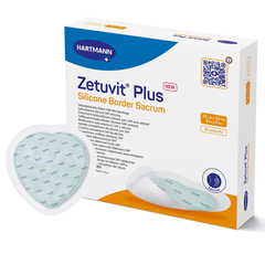 Hartmann Super Absorbent Dressing Zetuvit Plus Silicone Border Silicone Adhesive 9 X 9 Inch Sacral, 1 Each