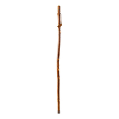 Mabis Healthcare Walking Stick Brazos Free Form Wood 58 Inch Height Hawthorn, 1 Each