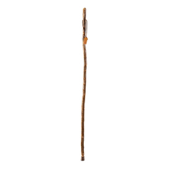 Mabis Healthcare Walking Stick Brazos Free Form Wood 48 Inch Height Ironwood, 1 Each