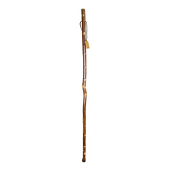 Mabis Healthcare Walking Stick Brazos Free Form Wood 55 Inch Height Maple, 1 Each