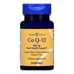 McKesson Vitamin Supplement Foster & Thrive™ Coenzyme Q-10 200 mg Strength Softgel 30 per Bottle