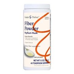 McKesson Fiber Supplement Foster & Thrive Original Flavor Powder 13 oz. Psyllium Husk