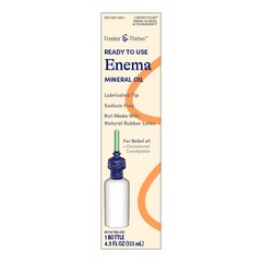 McKesson Enema Foster & Thrive 4.5 oz. 100% Strength Mineral Oil USP
