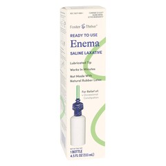 McKesson Enema Foster & Thrive 4.5 oz. 19 Gram - 7 Gram Strength Monobasic Sodium Phosphate / Dibasic Sodium Phosphate