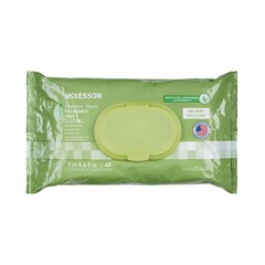 McKesson Flushable Personal Wipe Soft Pack Unscented 48 Count