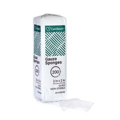 CareStock Gauze Sponge CareStock™ 2 X 2 Inch 12-Ply NonSterile, 8000/CS