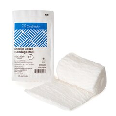 CareStock Fluff Dressing CareStock™ 4-1/2 Inch X 4-1/10 Yard 6-Ply Sterile, 1/RL