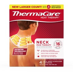 Emerson Healthcare Instant Hot Patch ThermaCare HeatWraps Neck / Shoulder / Wrist One Size Fits Most Nonwoven Material Cover Disposable