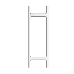 Shamrock Scientific Blank Label Shamrock Thermal White Permanent 1-4/10 X 3-1/2 Inch