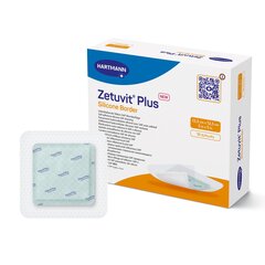 Hartmann Super Absorbent Dressing Zetuvit Plus Silicone Border Silicone Adhesive 5 X 5 Inch Square, 10 per Box