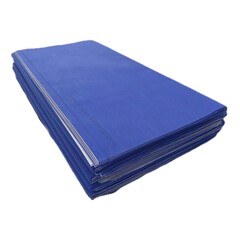 McKesson Sterilization Wrap White / Blue 24 X 24 Inch Dual Layer SMS Polypropylene, 120/CS