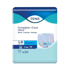 Essity Unisex Adult Incontinence Brief TENA Complete + Care Ultra™ Large Disposable Moderate Absorbency