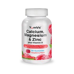 Geri-Care Vitamin and Mineral Supplement YumV's™ Calcium Magnesium / Vitamin D / Zinc Gummy 90 per Bottle, 12/CS
