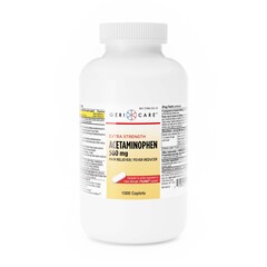 Geri-Care Pain Relief Geri-Care&reg; 500 mg Strength Acetaminophen Caplet 1,000 per Bottle