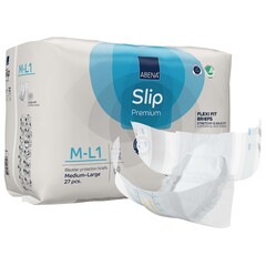 Abena Unisex Adult Incontinence Brief Abena Slip Flexi Fit Medium / Large Disposable Moderate Absorbency, 108/CS