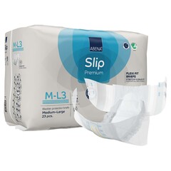 Abena Unisex Adult Incontinence Brief Abena Slip Flexi Fit Medium / Large Disposable Heavy Absorbency, 23/PK