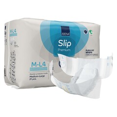 Abena Unisex Adult Incontinence Brief Abena Slip Flexi Fit Medium / Large Disposable Heavy Absorbency