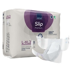 Abena Unisex Adult Incontinence Brief Abena Slip Flexi Fit Large / X-Large Disposable Heavy Absorbency, 88/CS