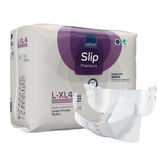 Abena Unisex Adult Incontinence Brief Abena Slip Flexi Fit Large / X-Large Disposable Heavy Absorbency