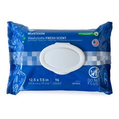 McKesson Personal Cleansing Wipe Soft Pack Scented 96 Count