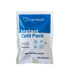 McKesson Instant Cold Pack CareStock General Purpose 5 X 7 Inch Calcium Ammonium Nitrate / Water Disposable, 1/EA