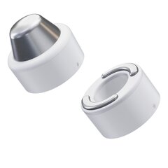 Therabody Hand-Held Face Massager & Cleanser Attachment TheraFace Hot and Cold Rings - White 1 Hot Ring, 1 Cold Ring, Travel Pouch, 1 Each