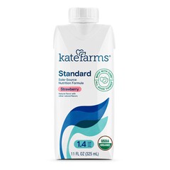 Kate Farms Oral Supplement Kate Farms Standard 1.4 Strawberry Flavor Liquid 11 oz. Carton