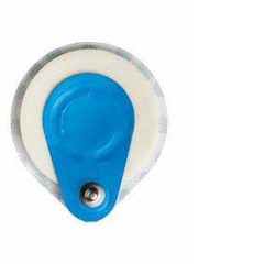Ambu ECG Stress Electrode BlueSensor R Offset Snap Connector Wet Gel Foam Backing Adult Non-Radiolucent 10 per Pack, 10/PK