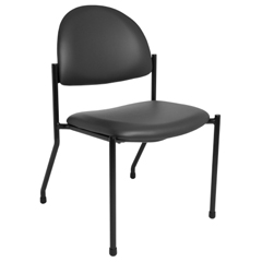 MON553960EA - McKesson - Side Chair entrust™ Performance Clamshell Without Armrests Poly-Foam Upholstery