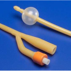 Cardinal Health Foley Catheter Ultramer 3-Way Standard Tip 30 cc Balloon 18 Fr. Latex, 12 EA/BX