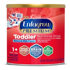 Mead Johnson Pediatric Oral Supplement Enfagrow Premium Toddler Unflavored 24 oz. Can Powder