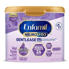 Mead Johnson Infant Formula Enfamil NeuroPro Gentlease Unflavored 19.5 oz. Tub Powder
