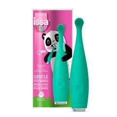 Foreo Sonic Toothbrush ISSA baby Kiwi Green Panda Ages Birth to 4 Years Silicone