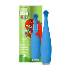 Foreo Sonic Toothbrush ISSA baby Bubble Blue Dino Ages Birth to 4 Years Silicone