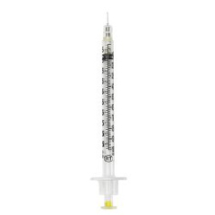 MON841253CS - Retractable Technologies - VanishPoint® Insulin Syringe with Needle, 100/BX, 8BX/CS