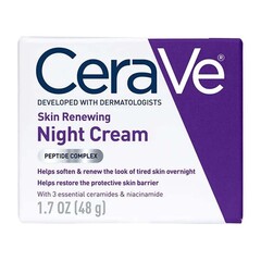 L'Oreal Facial Moisturizer CeraVe Skin Renewing Night Cream 1.7 oz. Jar Unscented Cream