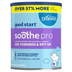Perrigo Nutritionals Infant Formula Dr. Brown's™ good start&reg; soothe pro Unflavored 30.6 oz. Can Powder, 1/EA
