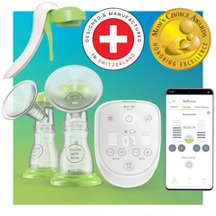 Ardo Medical Double Electric Breast Pump with Manual Pump Handle Ardo Alyssa, 4/BX